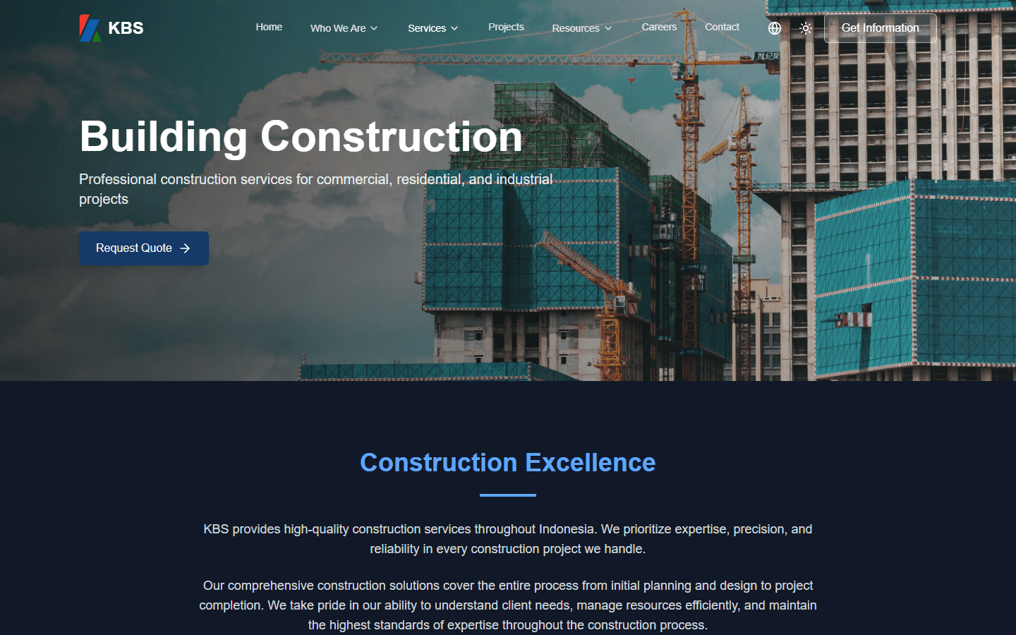 Building Construction service detail