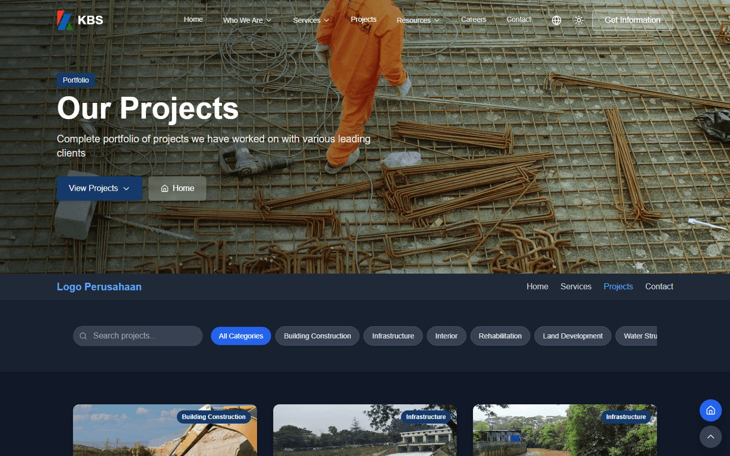 Project portfolio — 18+ completed works