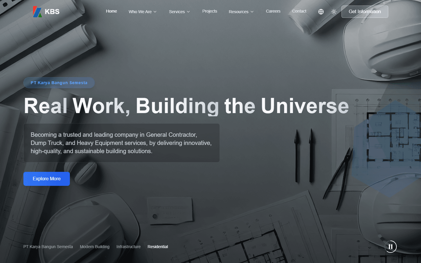 PT Karya Bangun Semesta - Corporate Website