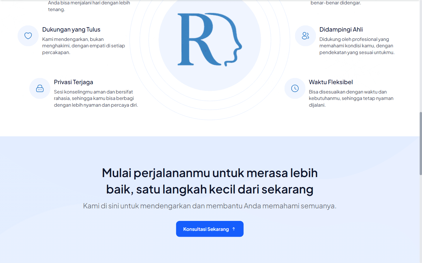 Platform advantages section