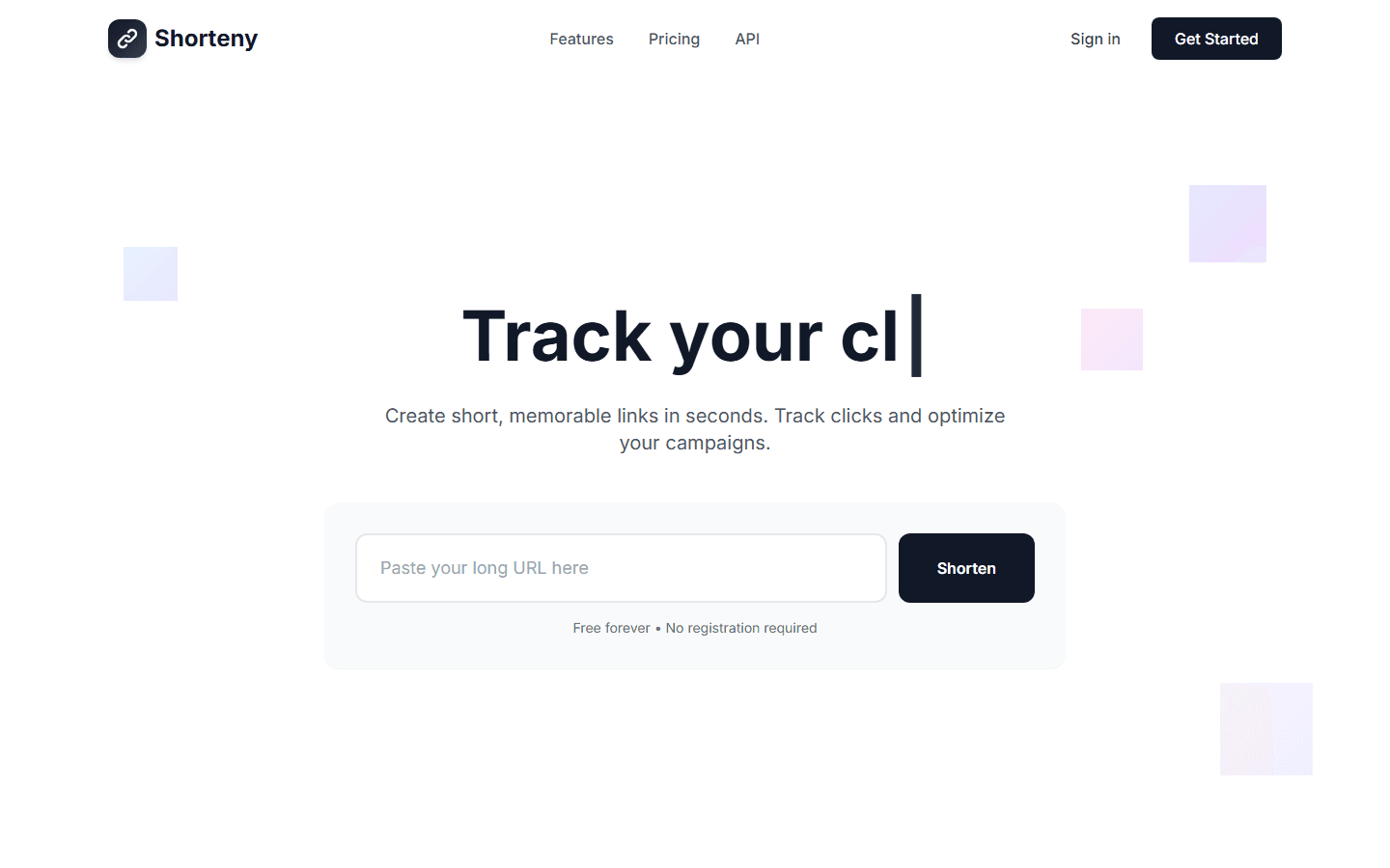 Shorteny - URL Shortener